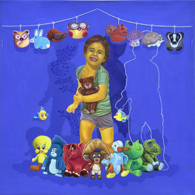 Between Two Shadows  by Jitendra art studio, Painting | Mojarto