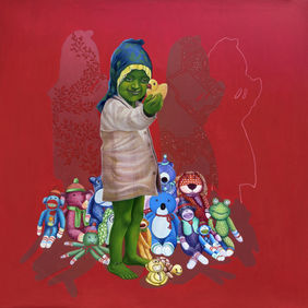 The Toy That Carried Home by Jitendra art studio, Painting | Mojarto