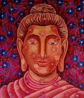 Inner peace by V Raja Rambabu , Painting | Mojarto