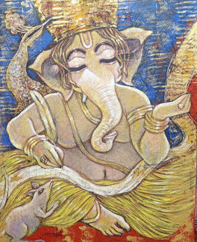 ENLIGHTENER by Subrata Ghosh, Painting | Mojarto