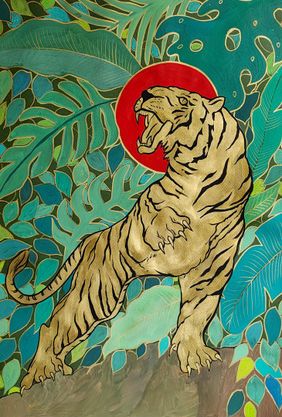 Vana Devi  by Mrutyunjaya Dash, Painting | Mojarto