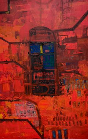  Memory of a Wall by Aditya Sagar, Painting | Mojarto