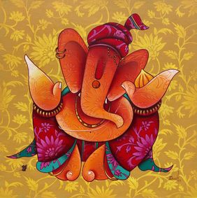 Bhagwan Ganesha by Paras Parmar, Painting | Mojarto