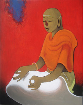 MEDITATION 1 by Prakash Pore, Painting | Mojarto