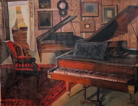 Piano by Soyli Saha, Painting | Mojarto