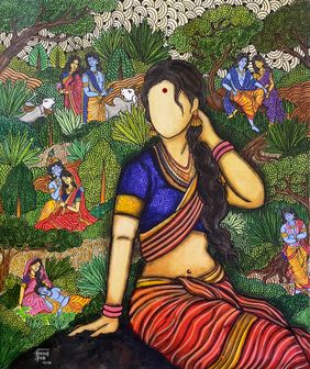 Paramatman by Mrinal Dutt, Painting | Mojarto
