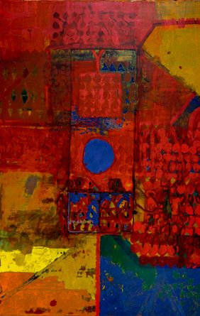 Memory Of a Wall 2 by Aditya Sagar, Painting | Mojarto