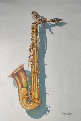 Notes of a Forgotten Song by Srinivasa Ram Makineedi, Painting | Mojarto
