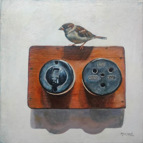 Domestic nostalgia by Srinivasa Ram Makineedi, Painting | Mojarto