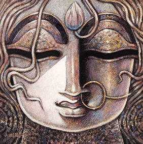 DEVI-II by Subrata Ghosh, Painting | Mojarto