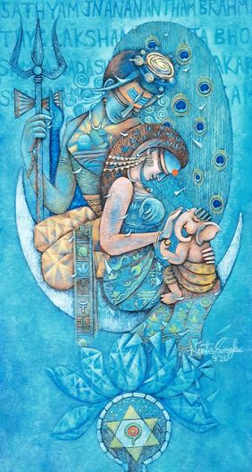 Shivam-Sundaram by Neeta Singh, Painting | Mojarto