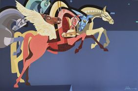 The Aesthetics of Energy BFXVIII by Ashis Mondal, Painting | Mojarto