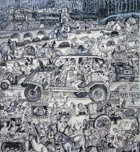 transport legacy by Arun Mishra, Drawing | Mojarto