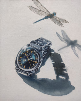 Frozen Seconds by Srinivasa Ram Makineedi, Painting | Mojarto